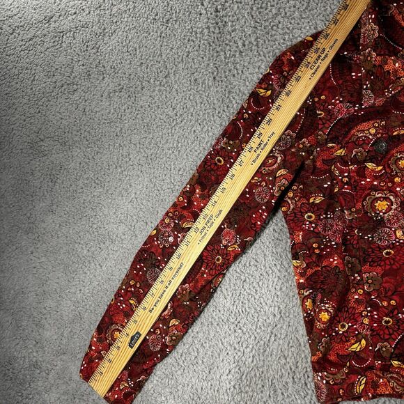 Christopher & Banks Jacket Women Medium Floral Print Boho Colorful Peasant - Picture 5 of 13